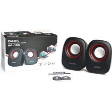 Dark SP100B 1+1 Multimedia USB Speaker Siyah (DK-AC-SP100B)