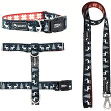 Wikipet Rudolph Dark Köpek Tasma Seti Small