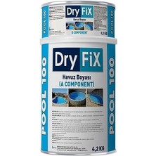 Dryfix POOL100 Havuz Boyası Mavi 4.5 kg