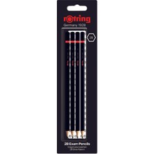 Rotring Blister 2B Sınav Kurşun Kalemi 4'lü