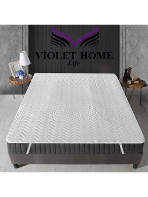 Violet Life Çift Kişilik Kapitone Sıvı Geçirmez Alez & Yatak Koruyucu