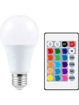 Hitit Elektrik Cata LED Ampul Uzaktan Kumandalı Rgb E27 3200 K CT-4058