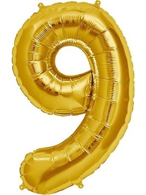 Pazariz  9 Folyo Balon Gold