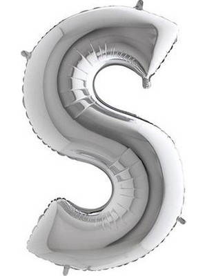 Pazariz  Gümüş Folyo Harf Balon