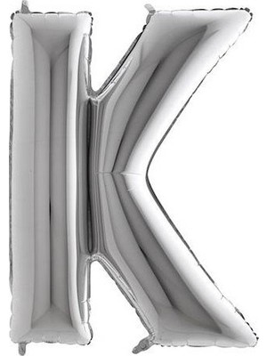Pazariz  Gümüş Folyo Harf Balon