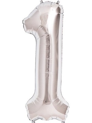 Ez Jet Ezjet  1yaş Gümüş Balon