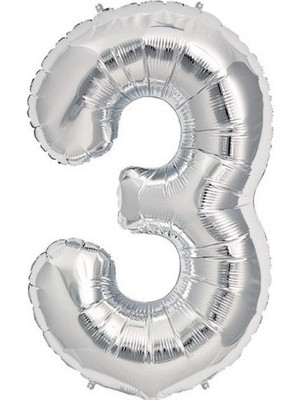 Ez Jet Ezjet  3 Yaş Gümüş Balon