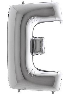 Ez Jet Ezjet  Gümüş Folyo Harf Balon