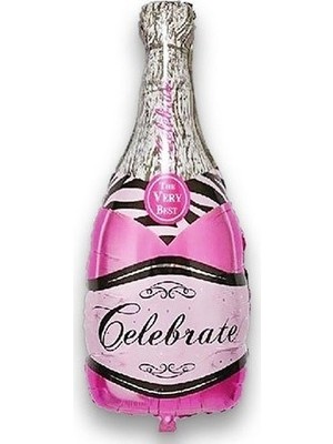 Ez Jet Ezjet  Pembe Şampanya Folyo Balon