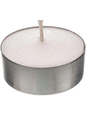 Fırsat Ayı Fırsatayı  Beyaz Yuvarlak Tealight Mum