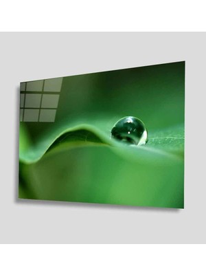 Idealizbiz Yeşil Cam Tablo 4mm Dayanıklı Temperli Cam