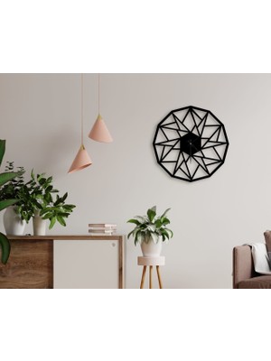 Bk Gift Dekoratif 45CM Ahşap Duvar SAATI-146