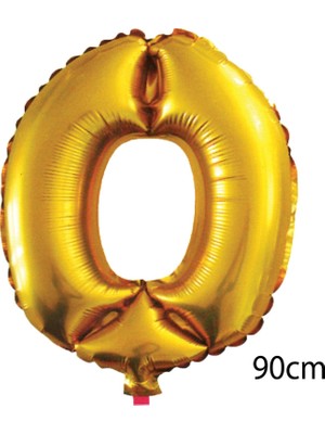 Pazariz  90 cm O Harfi Folyo Balon Altın