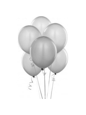 Pazariz  Balon 100 Adet Gri