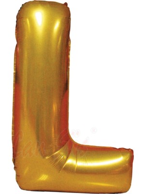 Ez Jet Ezjet  90 cm L Harfi Folyo Balon Altın