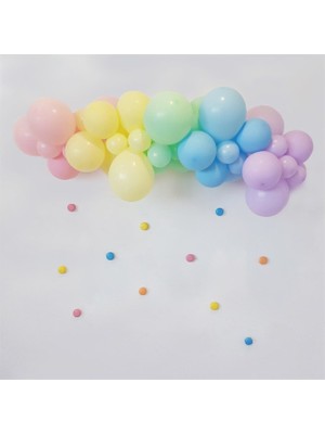 Ez Jet Ezjet  Balon Makaron Balon 50 Adet