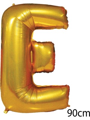 Ez Jet Ezjet  90 cm E Harfi Folyo Balon Altın