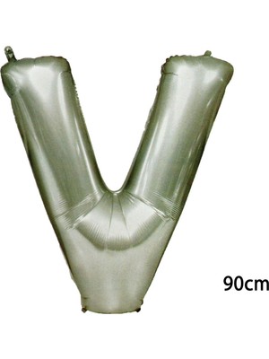 Ez Jet Ezjet  90 cm V Harfi Folyo Balon Gümüş