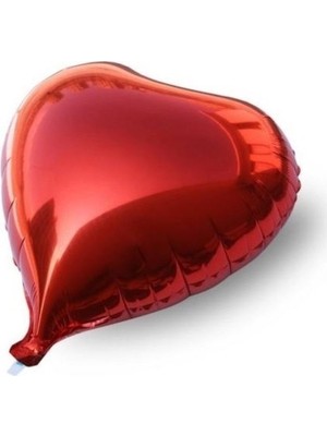 Pembecin  Kırmızı Kalp Folyo Balon