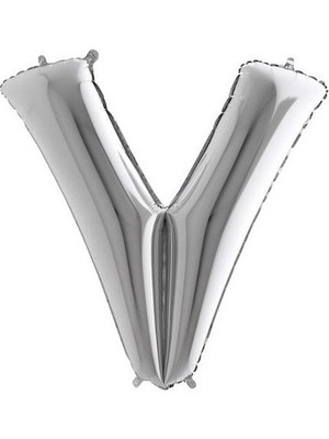Pembecin  Gümüş Folyo Harf Balon