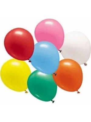 Pembecin  Renkli Balon – 50 Adet