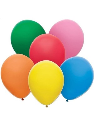 Pembecin  Pastel Renk Karışık Balon 12" Inç - 20 Adet-
