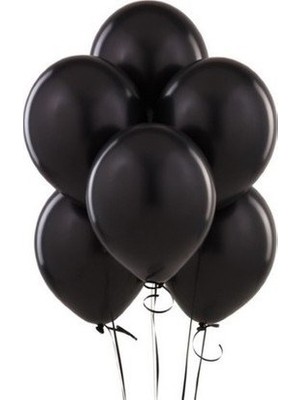 Ez Jet Ezjet  Siyah 10'lu Balon