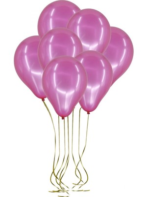 Fırsat Ayı Fırsatayı  100'LÜ Lateks Metalik Balon Fuşya