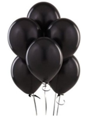 Ez Jet Ezjet  Siyah Balon 100 Adet