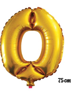Fırsat Ayı Fırsatayı  75 cm O Harfi Folyo Balon Altın