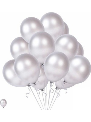 Fırsat Ayı Fırsatayı  Global 20 Ad Gri Beyaz Karışık Balon