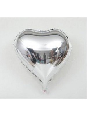 Fırsat Ayı Fırsatayı  Kalp Balon Folyo Gümüş