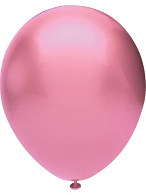 Pembecin Fuşya Metalik Balon 10 Adet