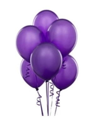 Pembecin  Balon 100 Adet - Mor