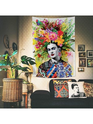 The Lucid Lab Frida Kahlo Duvar Örtüsü