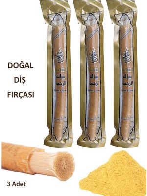 Çalıkoğlu Vakumlu Misvak Diş Fırçası 3 Adet Büyük Boy 20 cm Orta Sertlik