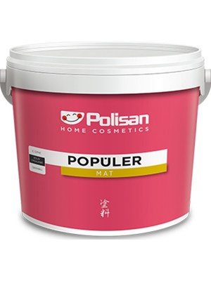 Polisan Popüler Plastik Iç Cephe Boya - 4248-KARIZMATIK Somon Cİ-7131 - 3 kg