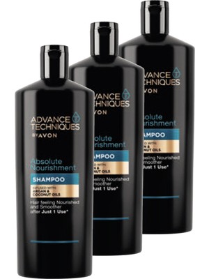 Avon Argan ve Hindistan Cevizi Yağı Içeren Besleyici Şampuan 700 Ml. Üçlü Set