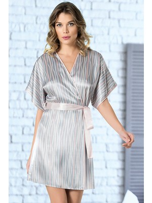 Vienetta Saten Kadın Sabahlık.
