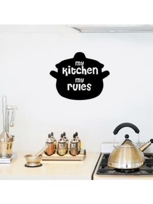 Şirin Lazer My Kitchen Mutfak Duvar Dekoru Ahşap Tablo