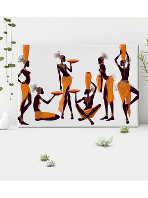 Bk Gift African Woman Tasarımlı Kanvas Tablo 30X50CM-1
