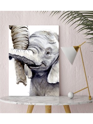 Bk Gift Fil Tasarımlı Kanvas Tablo 30X50CM-1
