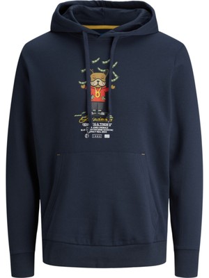Jack & Jones Erkek Lacivert Sweatshirt