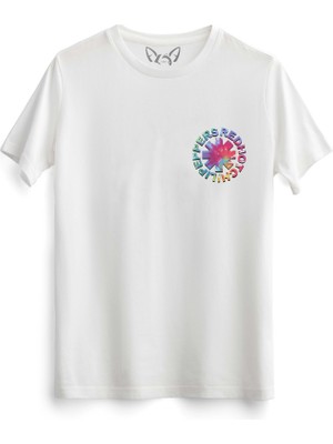 Alfa Tshirt Red Hot Chilli Peppers Baskılı Beyaz Tshirt