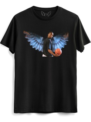Alfa Tshirt Kobe Bryant Resimli Baskılı Çocuk Siyah Tshirt