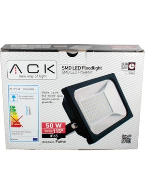 Ack Dış Mekan LED Projektör (220V - 50W)