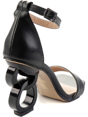 Bambi Siyah Kadın Klasik Topuklu Ayakkabı K01894630109