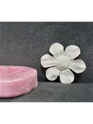 Morlalem 5 cm Çiçek Silikon Kalıp K-640 Kokulu Taş Mum Sabun Reçine Alçıya Uygun