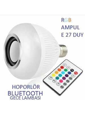 Wow Bluetooth Hoparlör Kumandalı LED Lamba