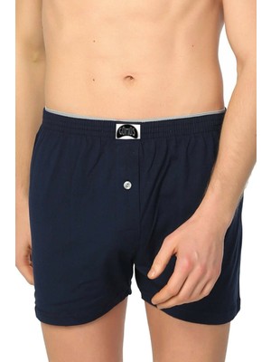 Gümüş 3 Adet Lacivert Renk Havlu Bel Boxer